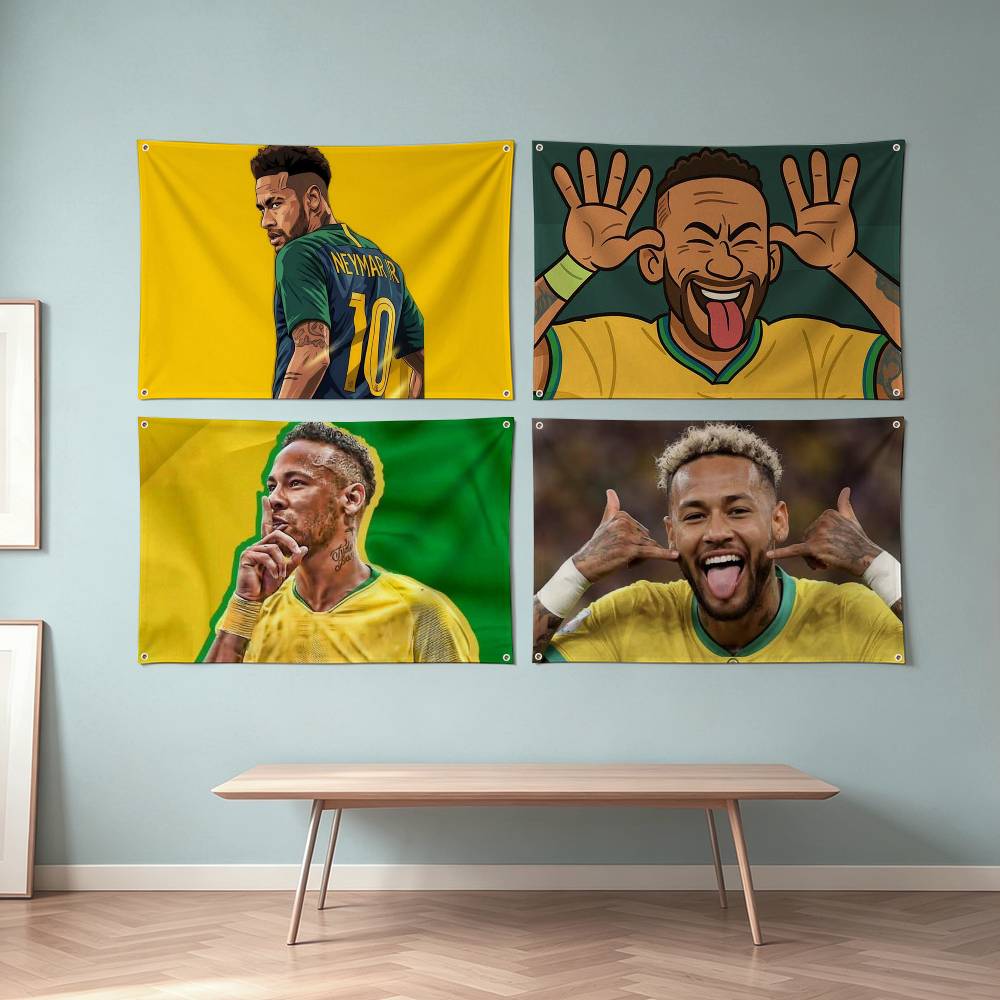 Outdoor Sport Club - Bandiera Neymar-R Football Sport-S Adatta per